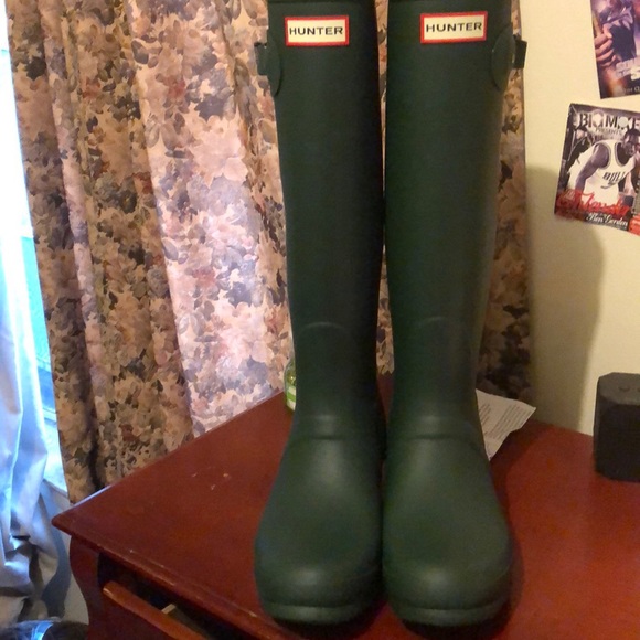 Green hunter boots - Picture 2 of 7